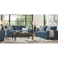 Lynwood Blue 5 Pc Living Room