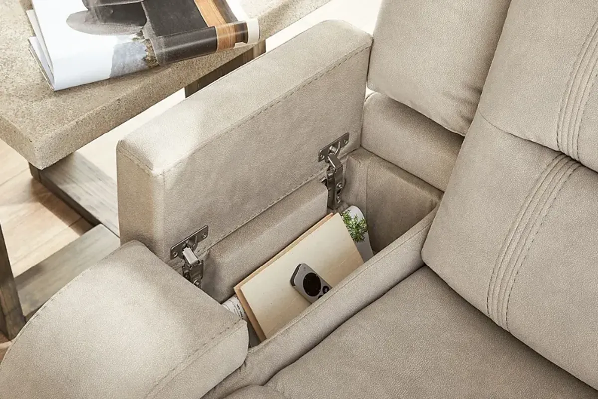 McKinley Beige 2 Pc Reclining Living Room