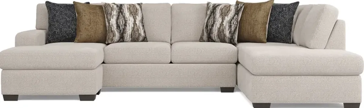 Wildwood Grove Beige 2 Pc Sectional
