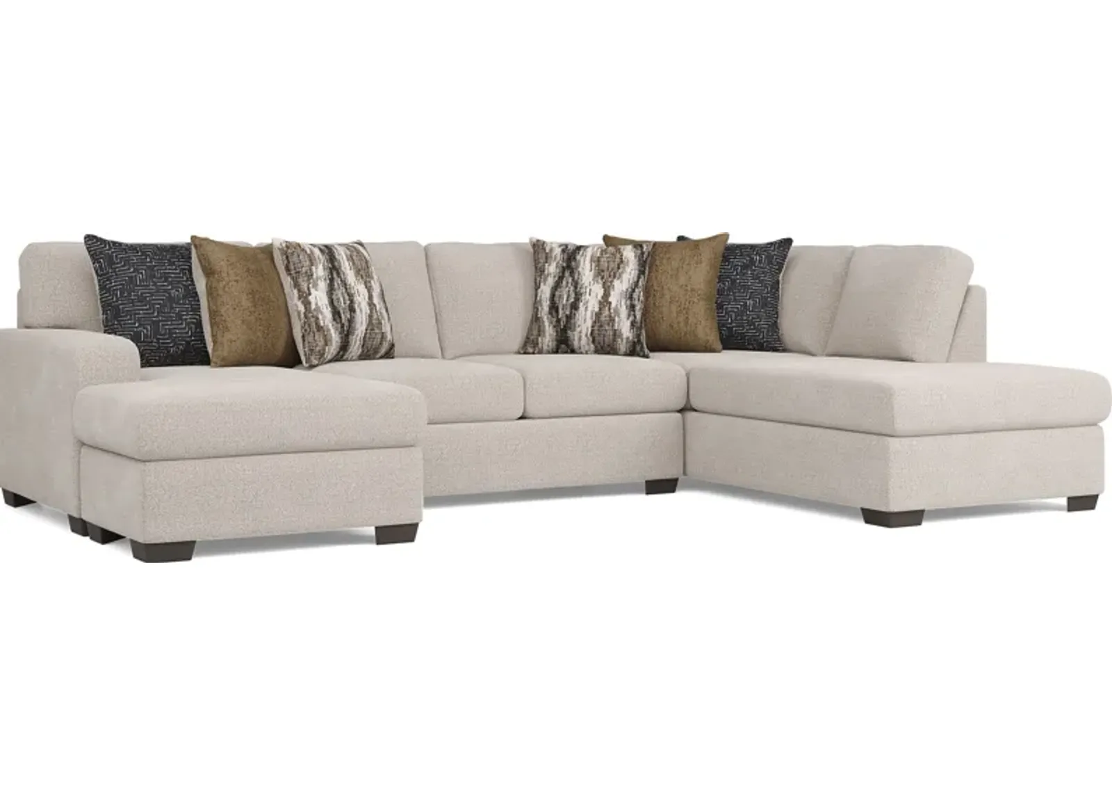 Wildwood Grove Beige 2 Pc Sectional