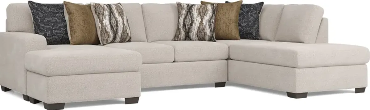 Wildwood Grove Beige 2 Pc Sectional