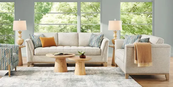 Fairmont Oyster 8 Pc Living Room