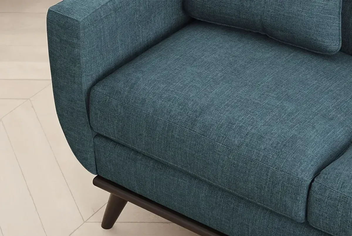 East Side Teal Sofa