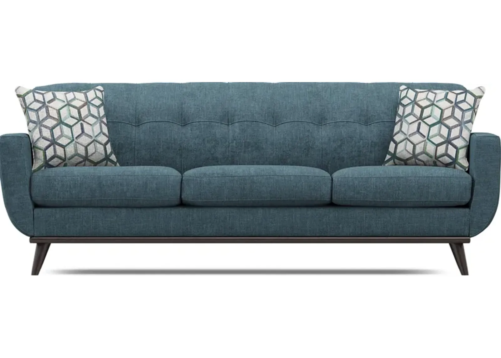 East Side Teal Sofa