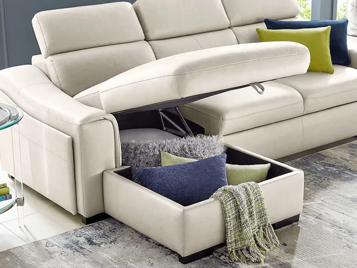 Linbrook Gray 2 Pc Sleeper Sectional