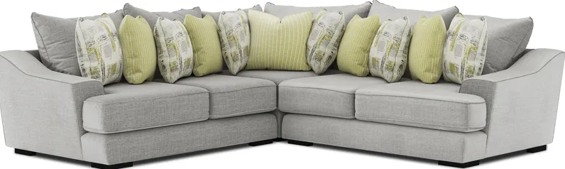 Briar Crossing Gray 3 Pc Sectional