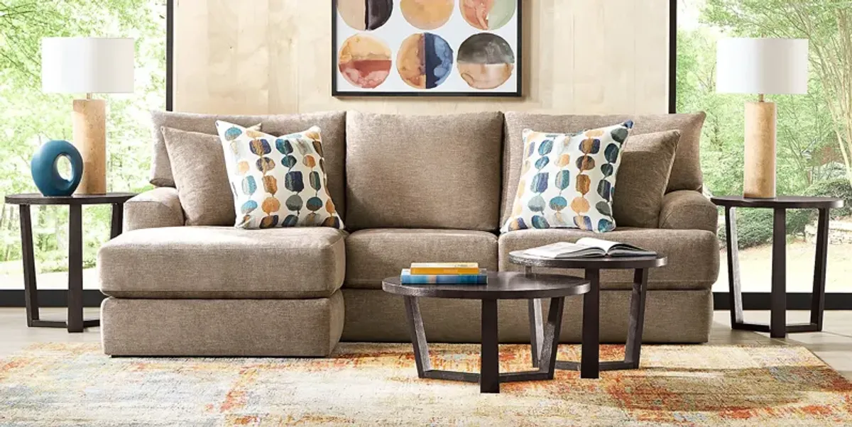 Fallbrook Brown 6 Pc Living Room