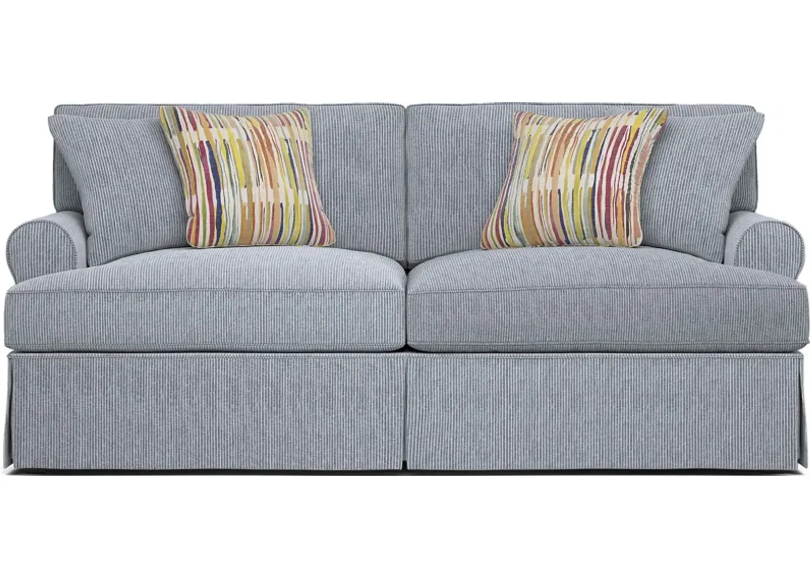 Beachside Walk Blue Denim Slipcover Sofa