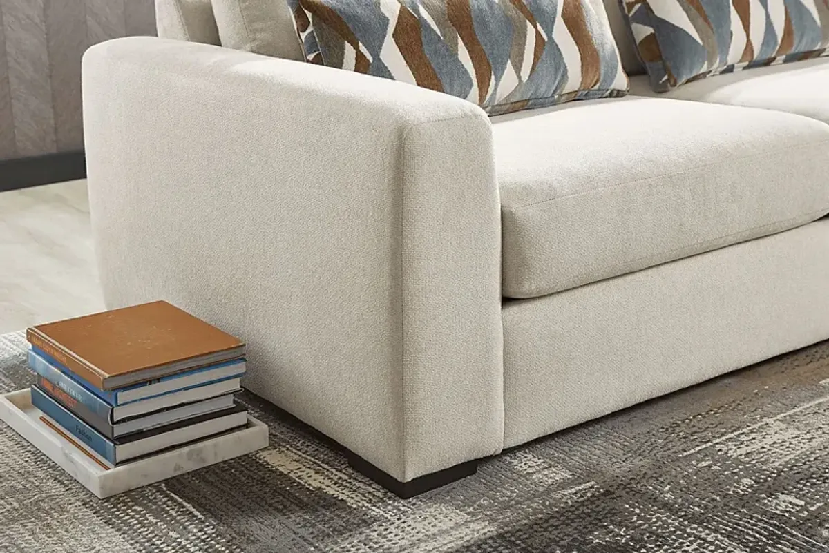 Alexander Ivory 3 Pc Sectional
