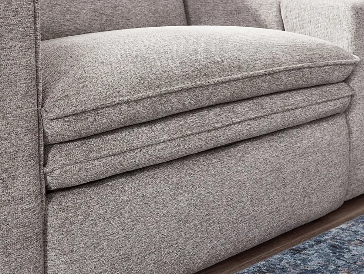 Salvator Street Gray 5 Pc Dual Power Reclining Sectional