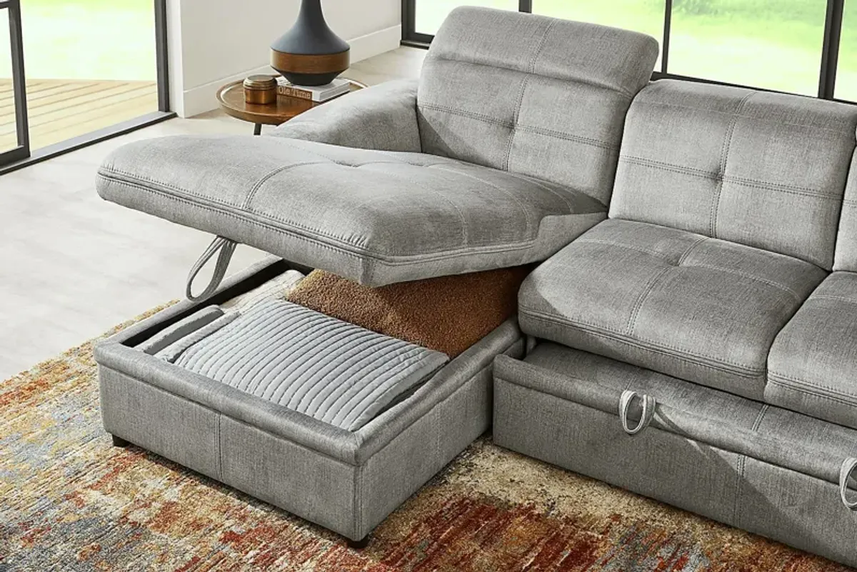 Cashton Heights Gray 2 Pc Sectional