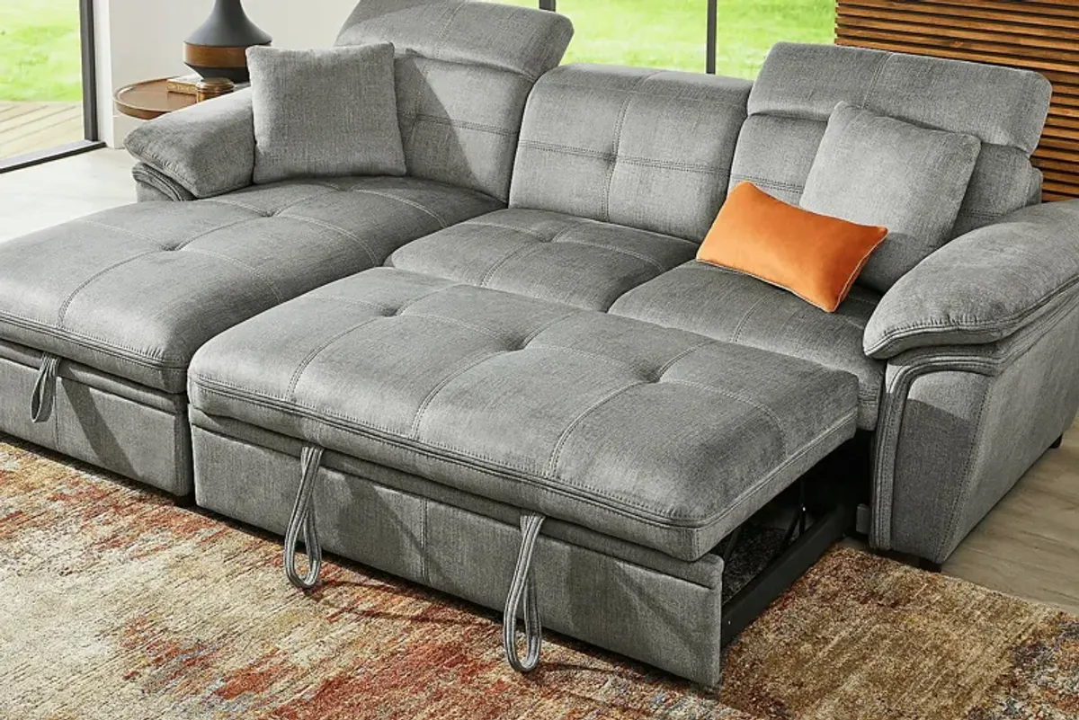 Cashton Heights Gray 2 Pc Sectional