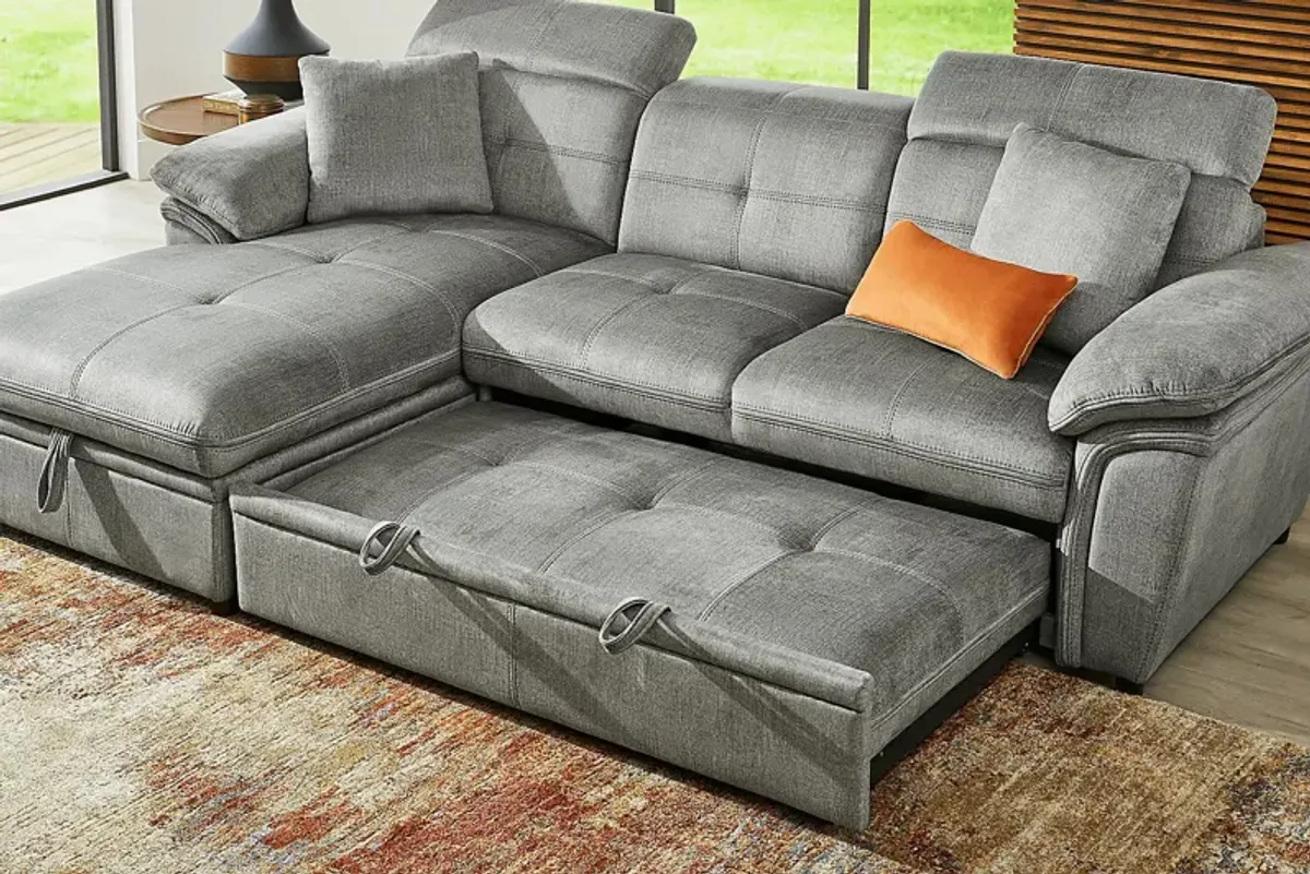 Cashton Heights Gray 2 Pc Sectional