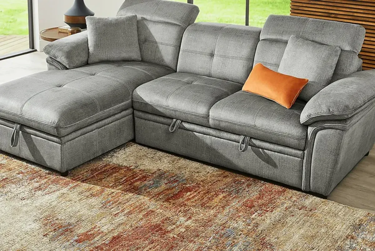 Cashton Heights Gray 2 Pc Sectional