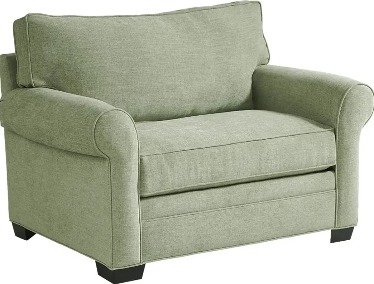 Bellingham Celadon Textured Chenille 5 Pc Living Room