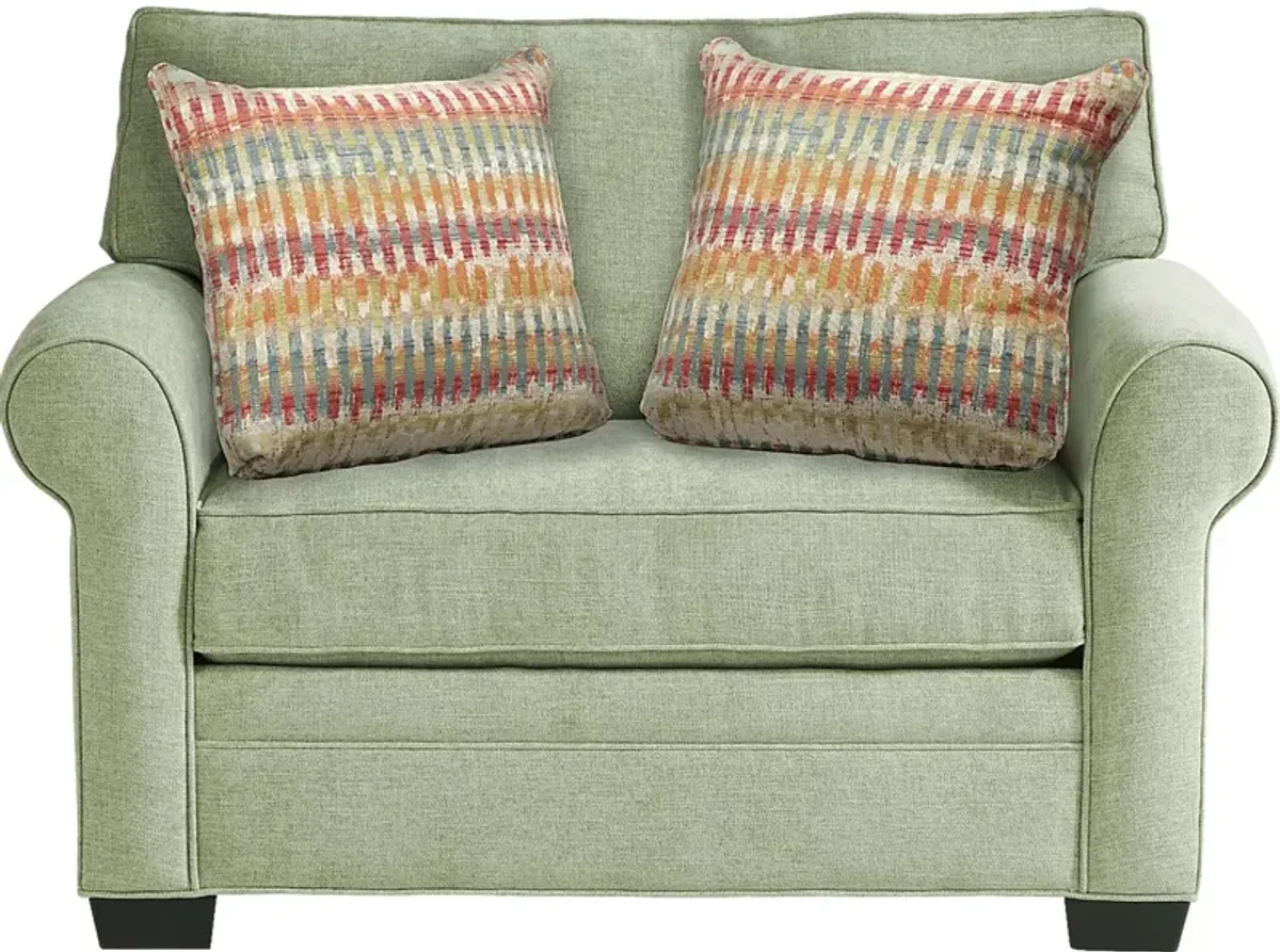 Bellingham Celadon Textured Chenille 5 Pc Living Room