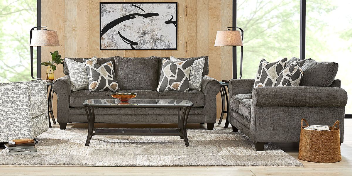 Salgado Charcoal Sofa