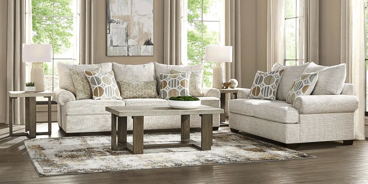 Reyna Point Beige Sofa