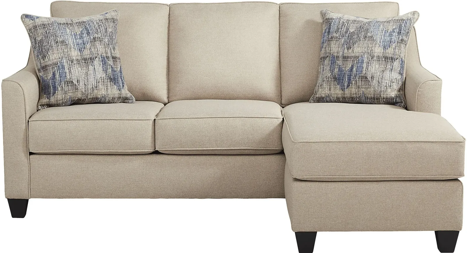 Nadler Khaki Sofa Chaise