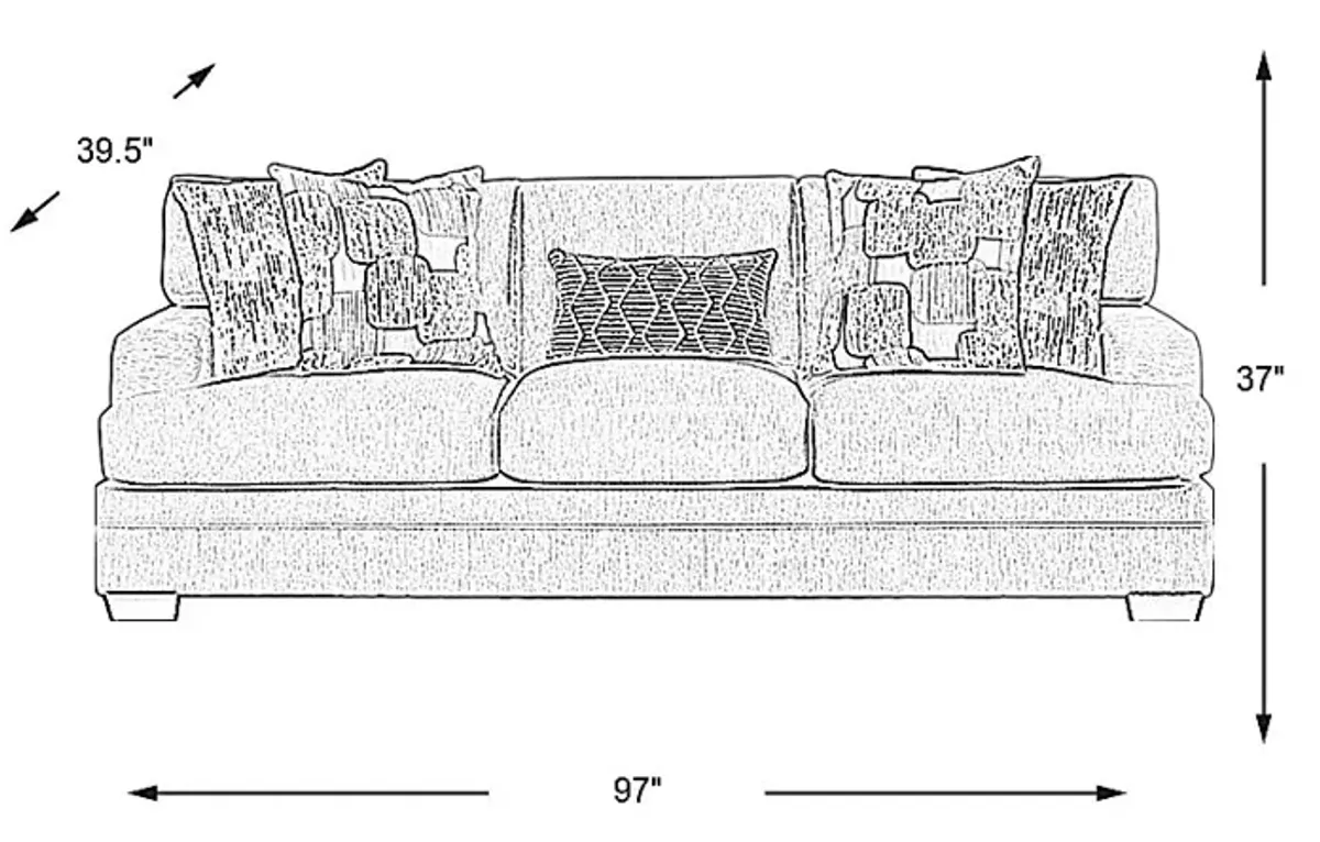 Charlton Street Off-White Sofa