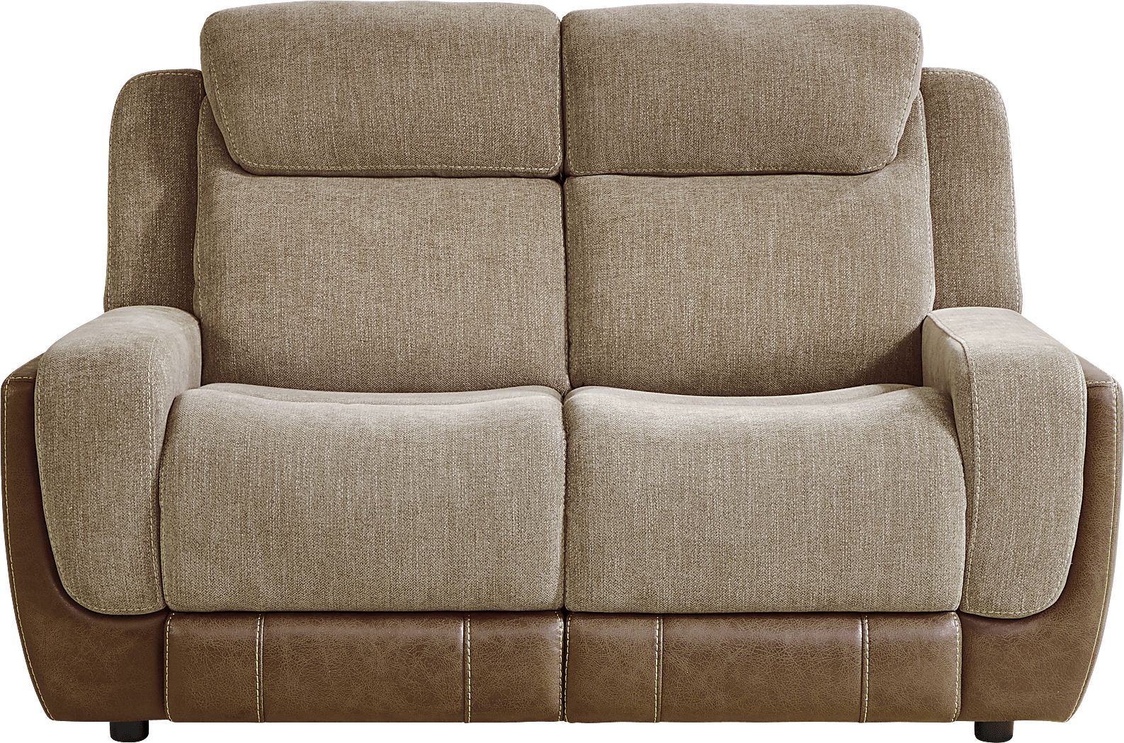 State Street Camel 7 Pc Living Room with Reclining Sofa
