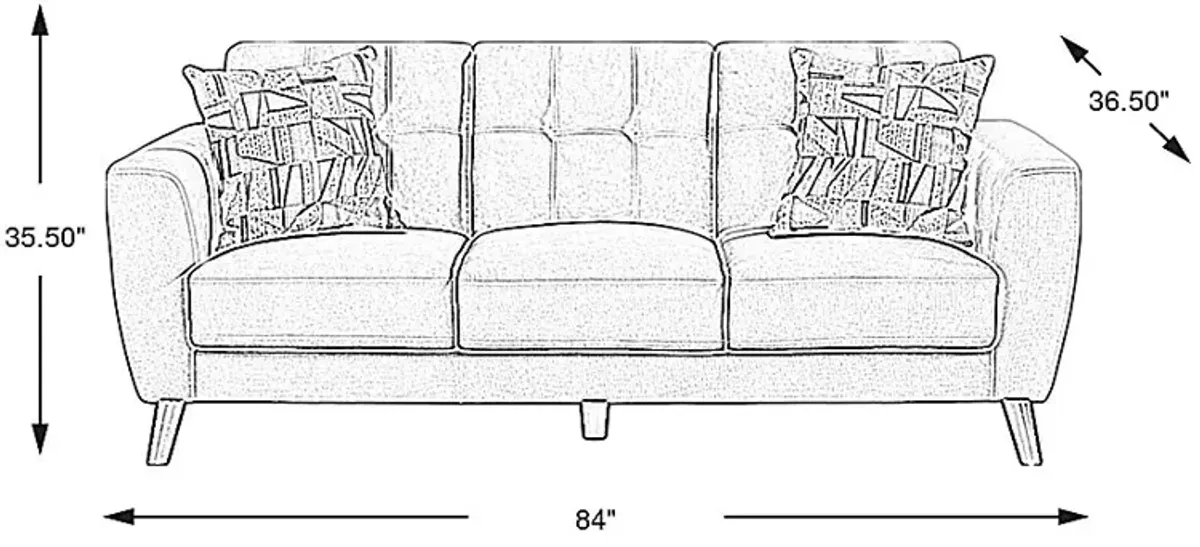 Claremont Heights Sunflower Sofa