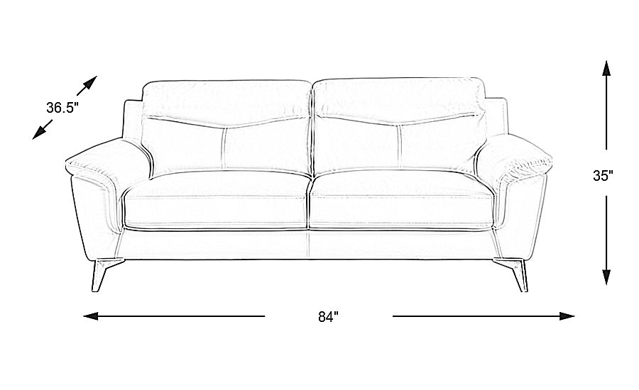 Folsom Street White Sofa