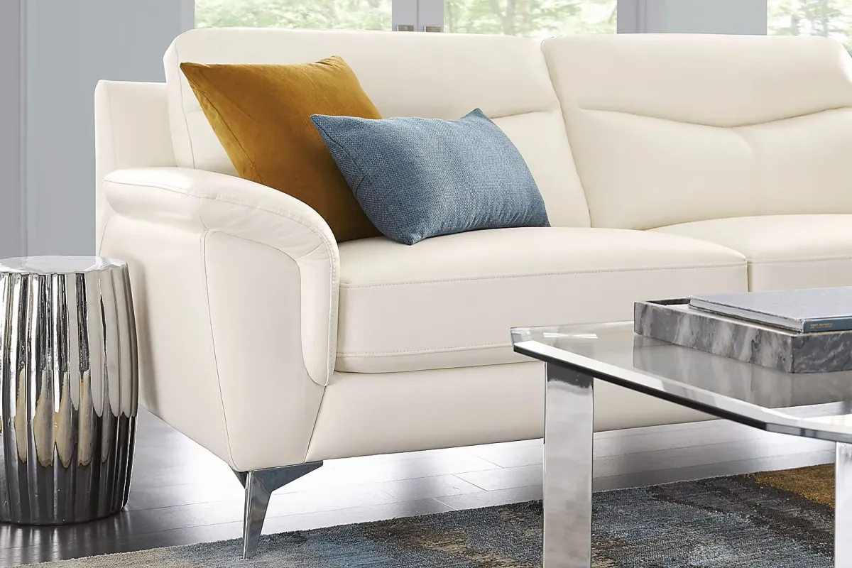 Folsom Street White 5 Pc Living Room