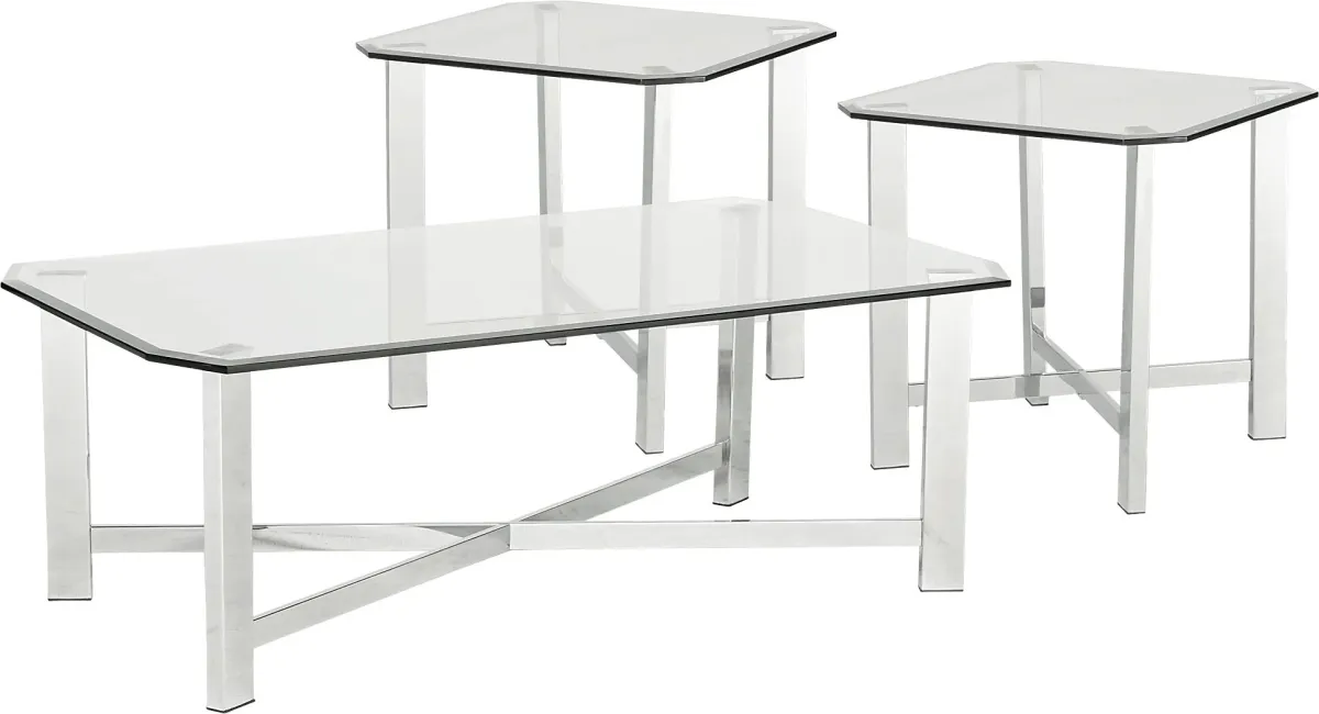 Folsom Street White 5 Pc Living Room