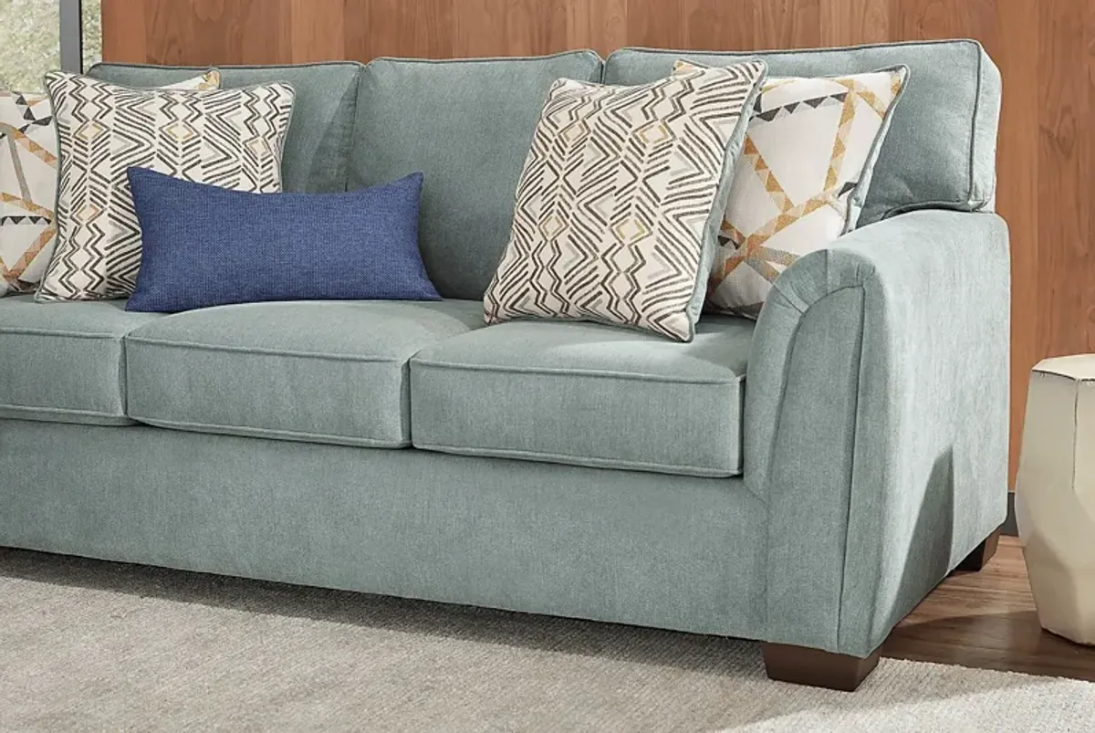 Amalie Teal Sofa