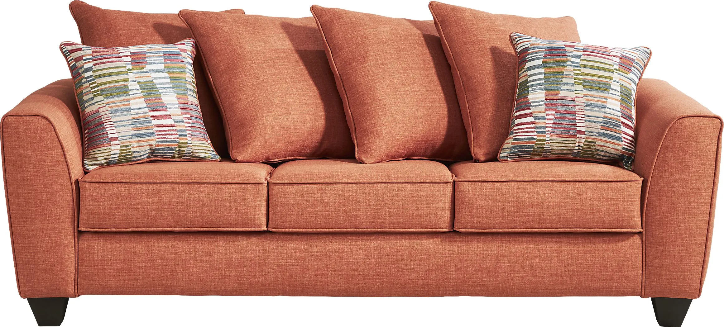 Sandia Heights Beige Chenille Fabric Sofa - Rooms To Go