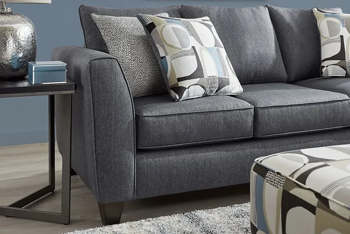 Marisol Bay Denim Sofa