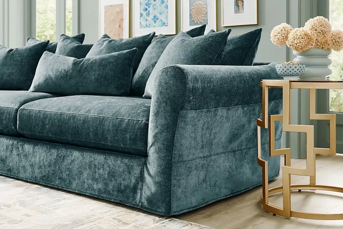Essex Lane Lagoon Slipcover Sofa