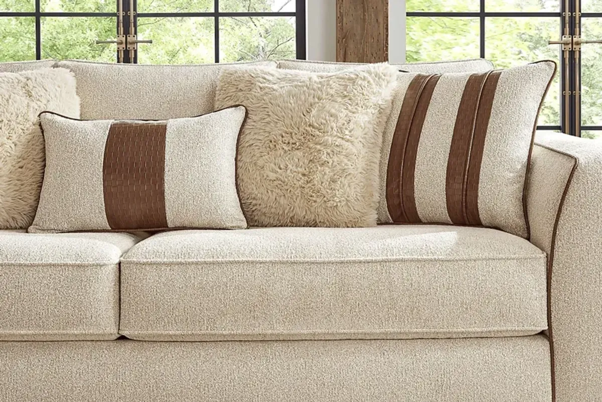 Bradley Pointe Beige Sofa