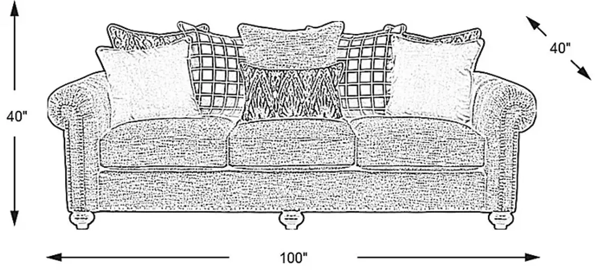 Greenwood Gray Sofa