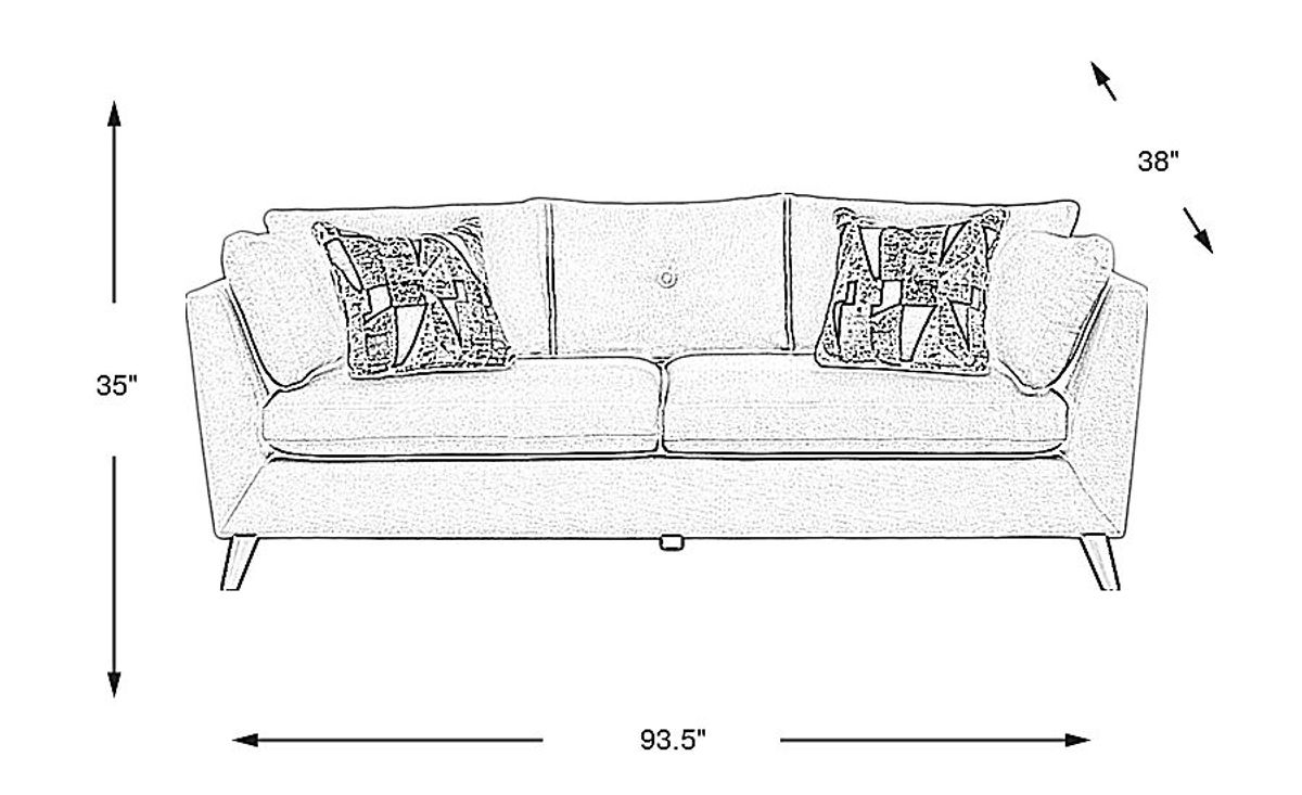 Copenhagen Ivory Sofa