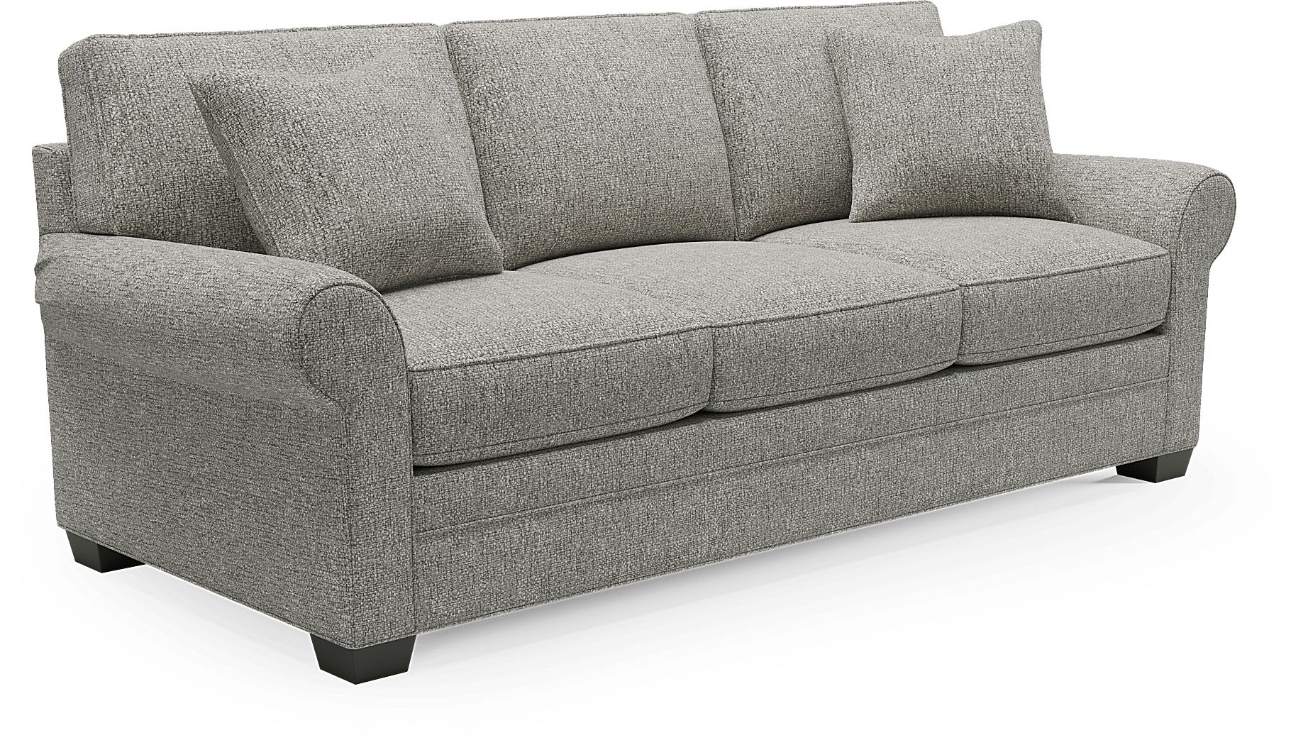 Cindy Crawford Home Bellingham Gray Textured Sofa