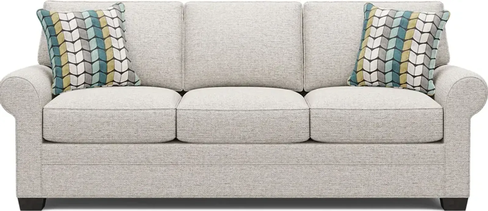 Bellingham Mushroom Textured Chenille Sofa