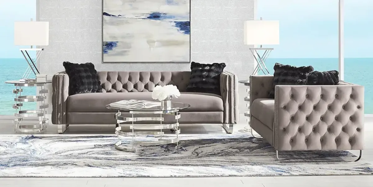 Corrella Gray 7 Pc Living Room