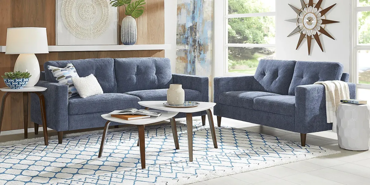 Bonavista Blue Sofa