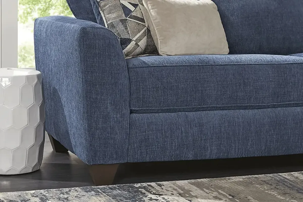 Sandia Heights Blue Sofa