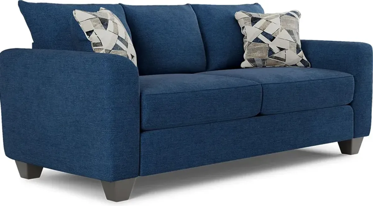 Sandia Heights Blue Sofa