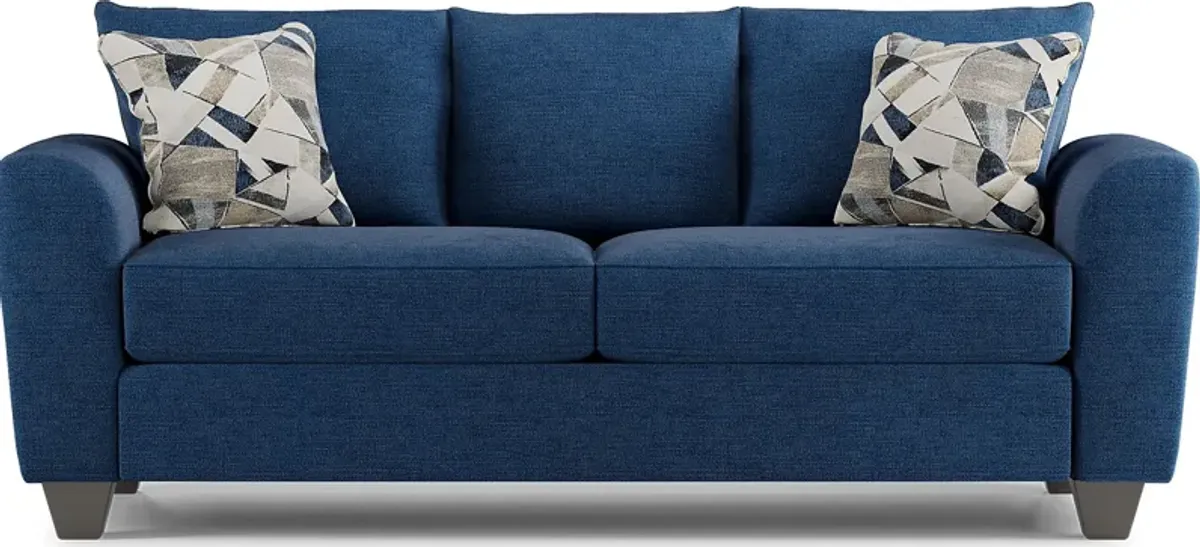 Sandia Heights Blue Sofa