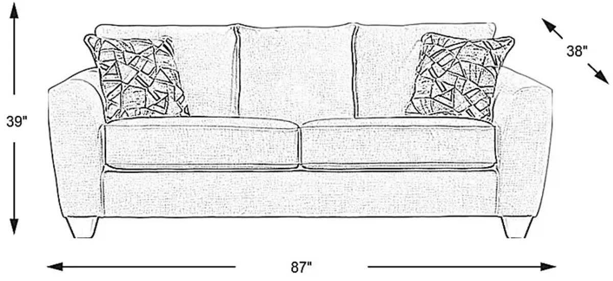 Sandia Heights Beige Sofa