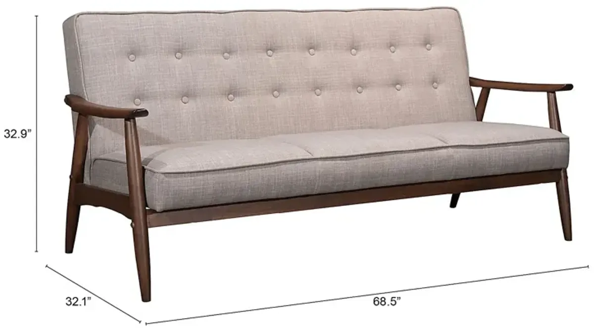 Ballencia Brown Settee