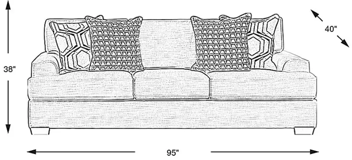 Hutchinson Cream Sofa