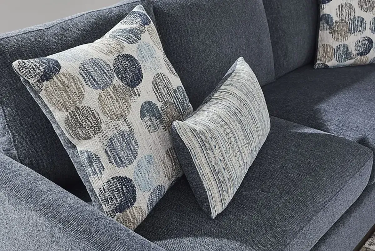 Caprice Navy Sofa