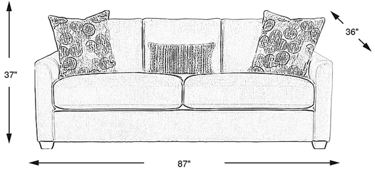 Caprice Ivory Sofa