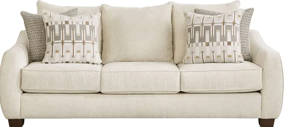 Fallon Ivory 5 Pc Living Room Set