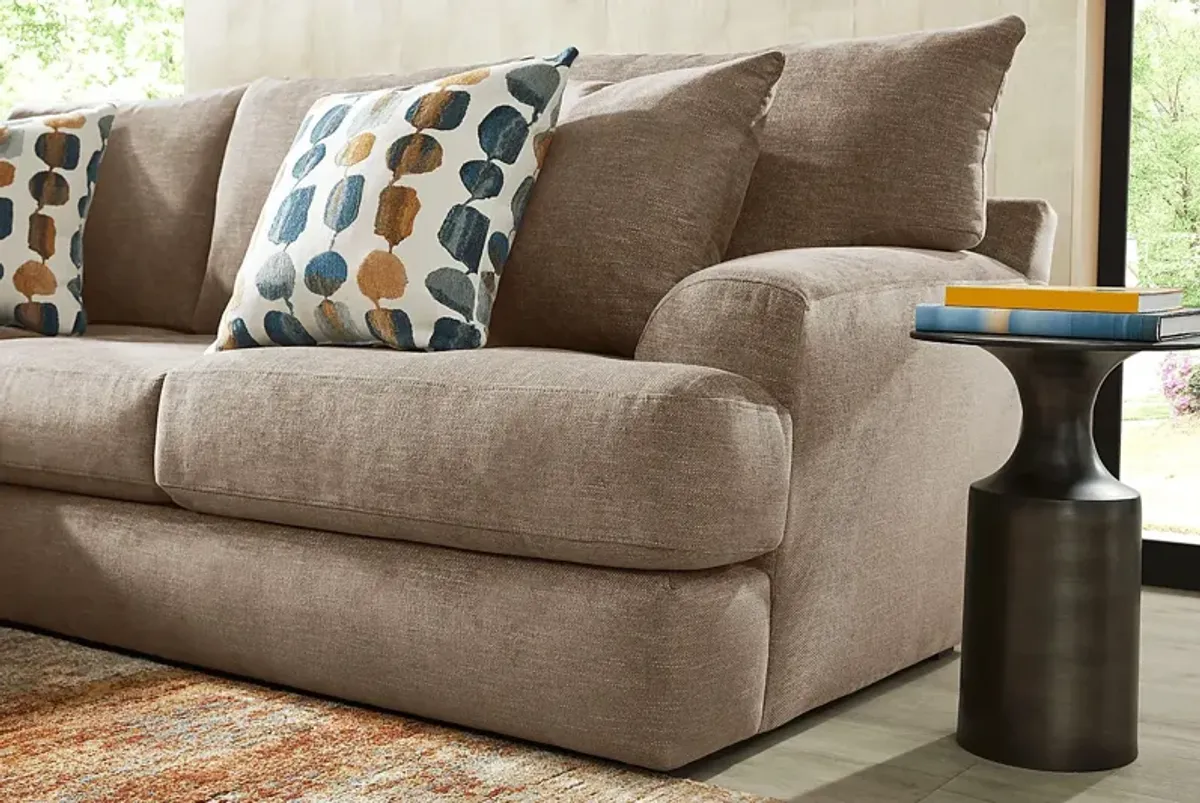 Fallbrook Brown 2 Pc Sofa Chaise